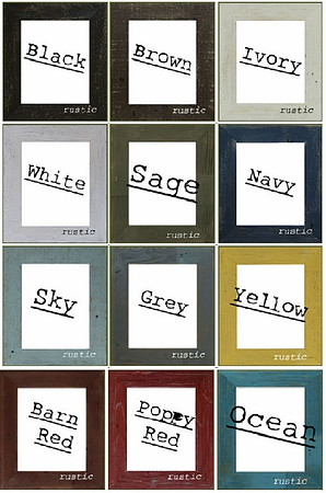 Frame Color Samples